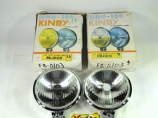 Pair Vintage Nos Kinby Rally Iodo-160 12v Clear Driving Lights Fog Lamps Fb-0103 Pair Vintage Nos Kinby Rally Iodo-160 12v Clear Driving Lights Fog Lamps Fb-0103