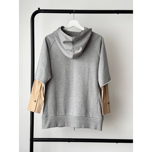 Yohji Yamamoto Y's x Rismat Reconstruir Sudadera con Capucha Camisa Mangas - Imagen 2 de 9