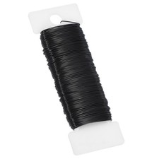 38 Yard Floral Wire Flexible Paddle Wire 24 Gauge Florist Wire Black