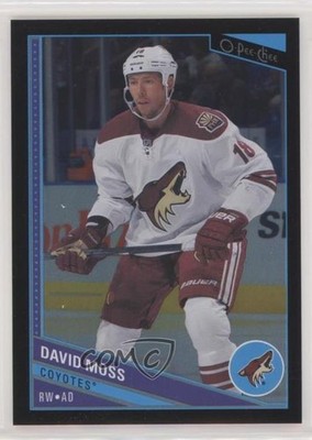 2013-14 O-Pee-Chee Black Rainbow Foil 35/100 Dave Moss David Moss #415 1s8