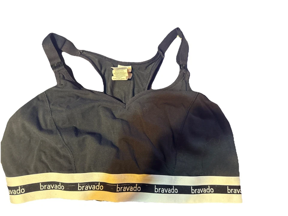 Bravado Women No wire lined Maternity Nursing Bra size L 2 Pairs Black - Image 4 of 4