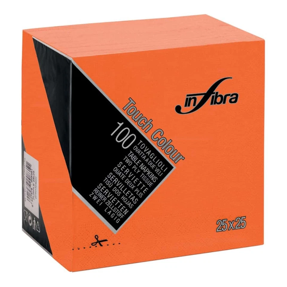 Tovaglioli Carta Colorati Touch 25x25 cm 2v Infibra - Bar Catering Buffet - Immagine 4 di 4