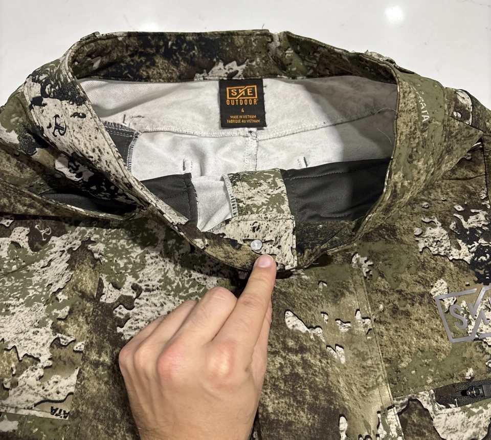 Pantalones de exterior SHE para mujer camuflados estratos caza senderismo elásticos pantalones de spandex talla 4 Foto 3 de 4