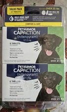 Pet Armor Capaction Oral Flea Treatment for Dogs (Over 25 lbs) 12 Tablets 
