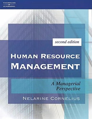 Human Resource Management: A Managerial Perspective, Nelarine Cornelius