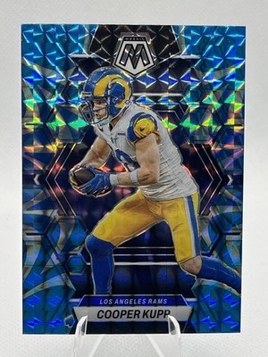 2023 Panini Mosaic - [Base] - Reactive Blue Mosaic Prizm #137 - Cooper Kupp