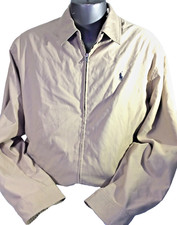 men  s Ralph Lauren Polo full zip coat - size large - great used
