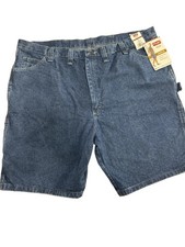 Wrangler Men's Relaxed Fit Blue Jean Carpenter Denim Shorts Size 46 New