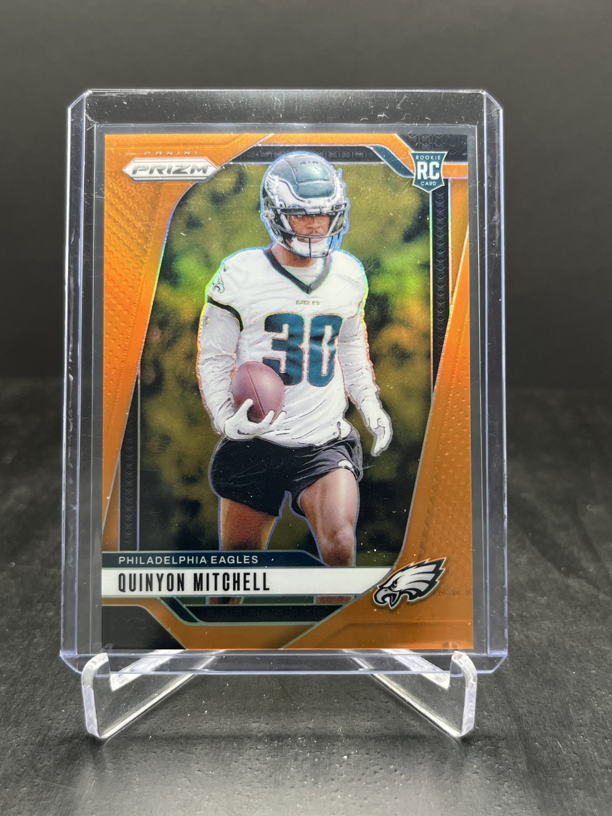 2024 Panini Prizm Football Quinyon Mitchell RC Rookie Orange 017/249 #381