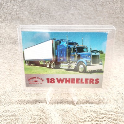 18 Wheelers Collector Card. Series 2. P5. 1992 Kenworth W900 & 48 Foot Trailer.