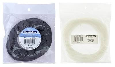 Beadalon  Hollow Rubber Tubing Schnur zum Abdecken Besaitungsmaterial