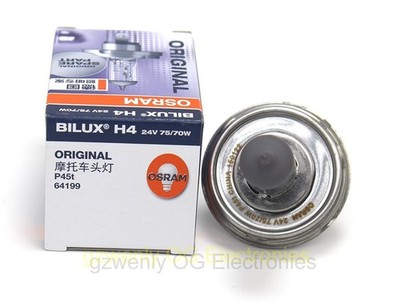 osram 64199 24V 75/70W H4 P45t Off-Road BILUX truck bus R2