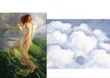 carte fée avec son enveloppe