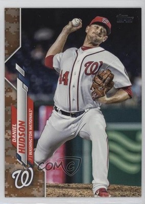 2020 Topps Update Memorial Day Camo 11/25 Daniel Hudson #U-195 9r5