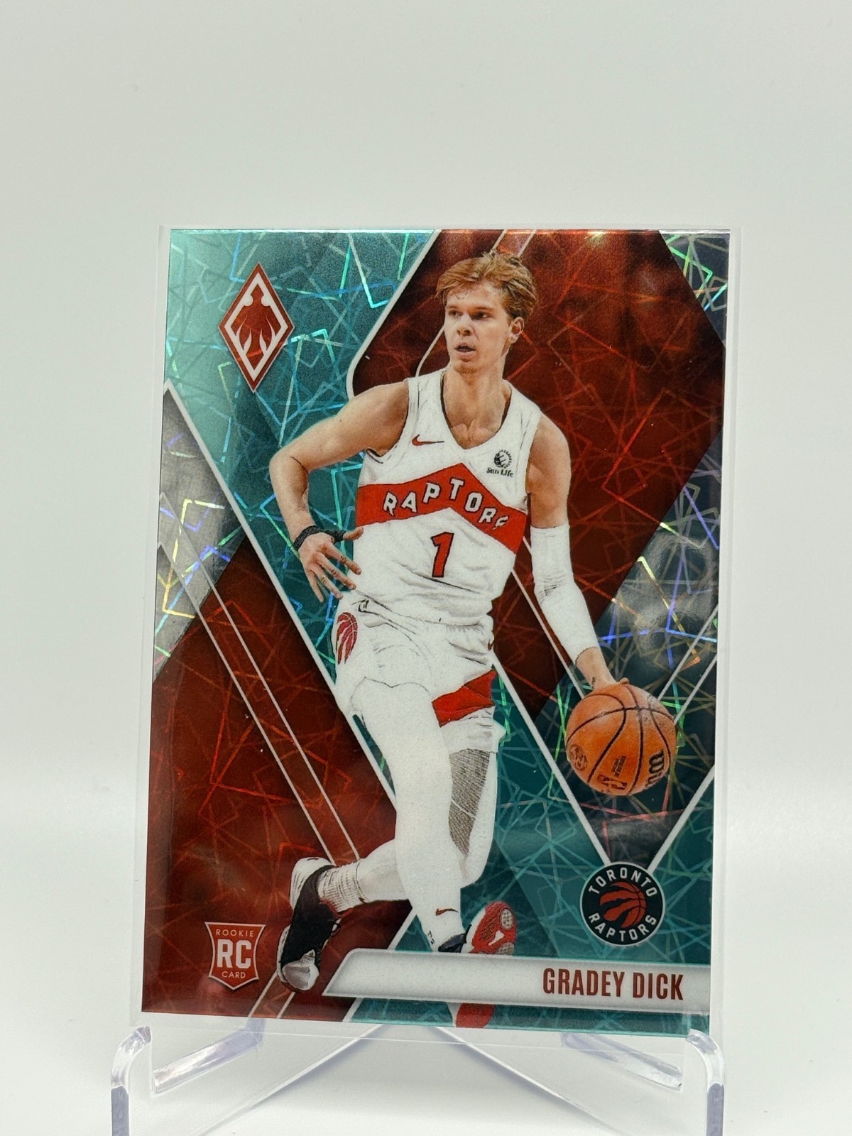 2023-24 Panini Phoenix - Rookies Gradey Dick #282 Teal Lazer Phoenix (RC)