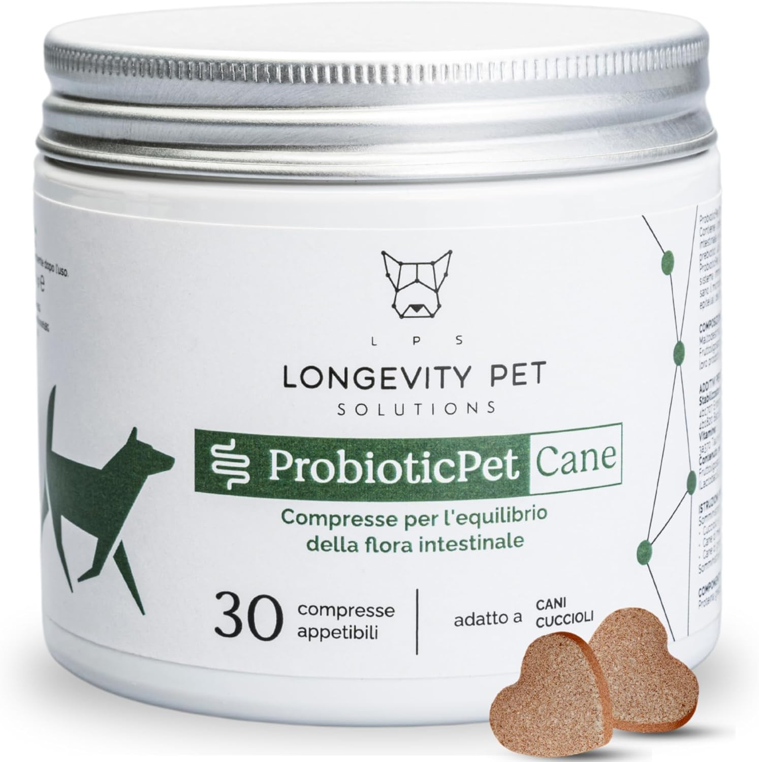 Probioticpet Cane 30 CPR: Probiotici per Intestino e Pelle Irritata