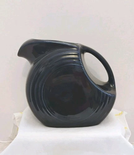 Homer Laughlin Fiestaware Fiesta Large Disk Cobalt Blue Pitcher Water Drinks