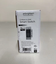 GE Jasco Enbrighten In-Wall Z-Wave Smart Switch ZW4008 BLACK SWITCH  (NEW) 
