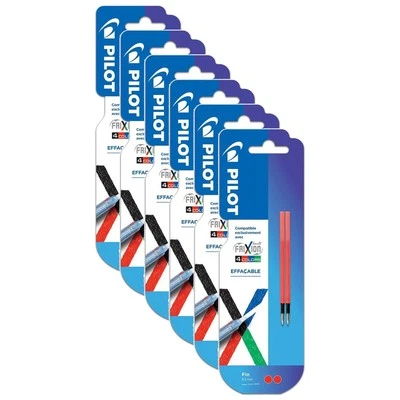 [3131910447566-6] Pilot Lot de 6 Packs 2 recharges FriXion Ball 4 couleurs - ...