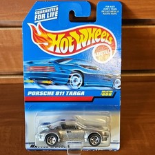 Hot Wheels Porsche 911 Targa Silver 1:64 Diecast #608 1998 Blister Pack