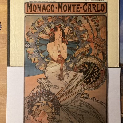Alphonse Mucha Jugendstil Monaco