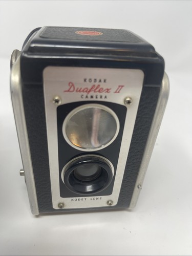 Vintage KODAK Duaflex II 2 Kamera KODET Objektiv RETRO - ungetestet mit Tasche - Bild 2 von 8