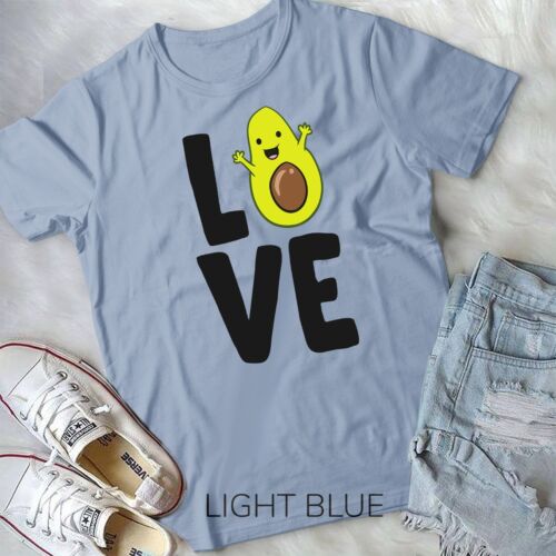 Cute Avocado Vegan Food Love Avocados T-Shirt Unisex T-shirt - Picture 4 of 11