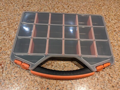 Andalus Screw Organizer with 18 compartments removable dividers 12.75''x10''x1.7''