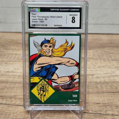 2024 Fleer Throwbacks '59-63 Thor Green /63 CGC 8 Pop 1 None Higher