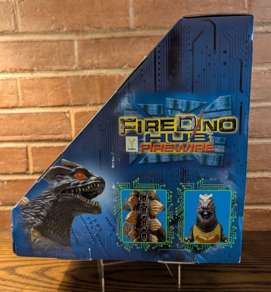 Charismac FireDino Fire Dino FireWire Hub 2002 Coleccionable Godzilla MUY RARO Foto 4 de 4