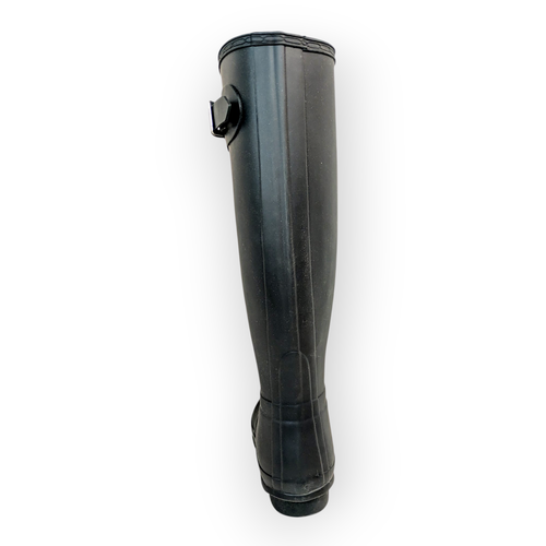 NEU Hunter Damen Original groß schwarz Regenstiefel Schnalle Größe 9 US 7 UK - Bild 8 von 9