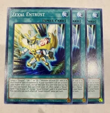 Yugioh! 3x Zexal Entrust LIOV-EN052 Common 1st ed NM