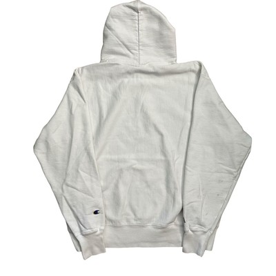 White Champion MOMA Museum Of Modern Art Reverse Weave Hoodie Size 