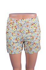 Zara Girls Shorts Sz 11-12 Multi-Color Floral Flowers Elastic back 1275/776 NWT