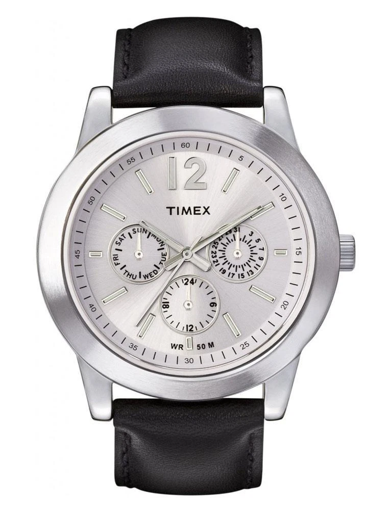 Timex T2P424 – Orologio Uomo In Acciaio Inossidabile, Colore Argento, Classico E Affidabile