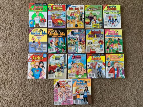1993-2011 Archie Comics Lot of 17 Little Archie Riverdale Double Digest Jughead
