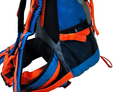 Sac à Dos De Randonnée Mackay 45 Litres - Bleu Et Orange - Occasion Excellent état