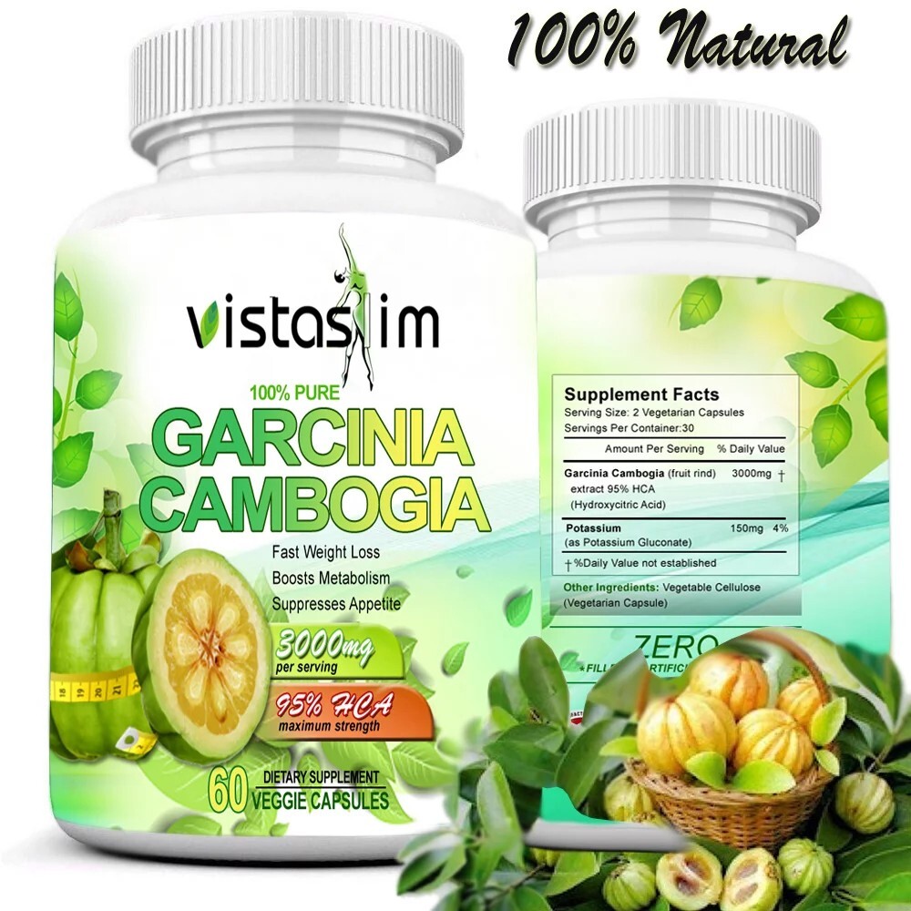 GARCINIA CAMBOGIA HCA 95% 3000mg Daily Weight Loss Diet (1-Month Support) | eBay