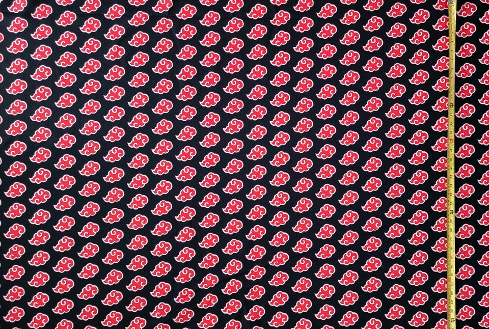 ТКАНЬ АНИМЕ NARUTO AKATSUKI CLOUD (ПОЛЯРДА ИЛИ 1 ЯРД) - Изображение 3 из 4