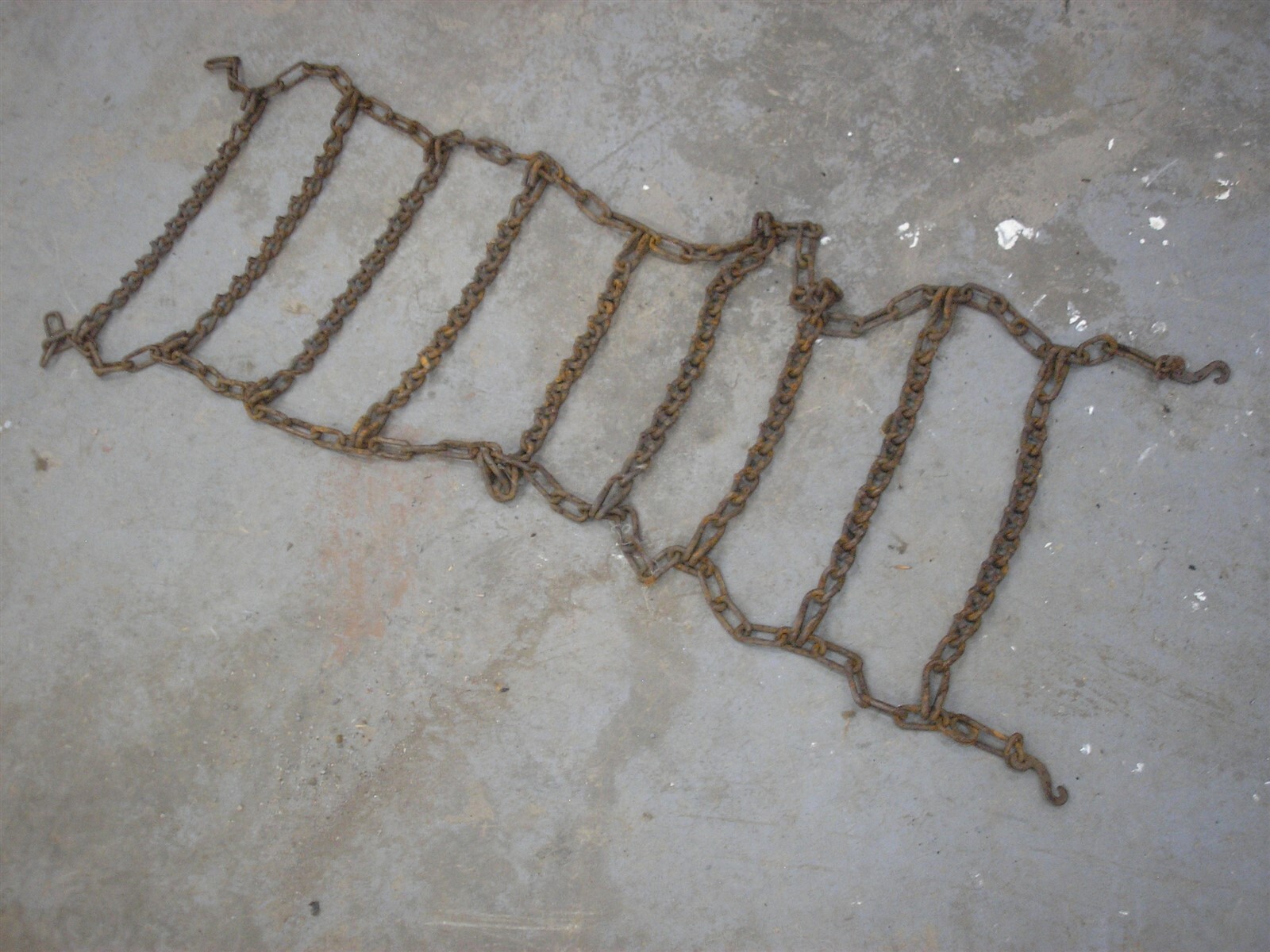 Garden Tractor Heavy Duty VBar Ice Cleat Tire Chain 52" x 13" eBay