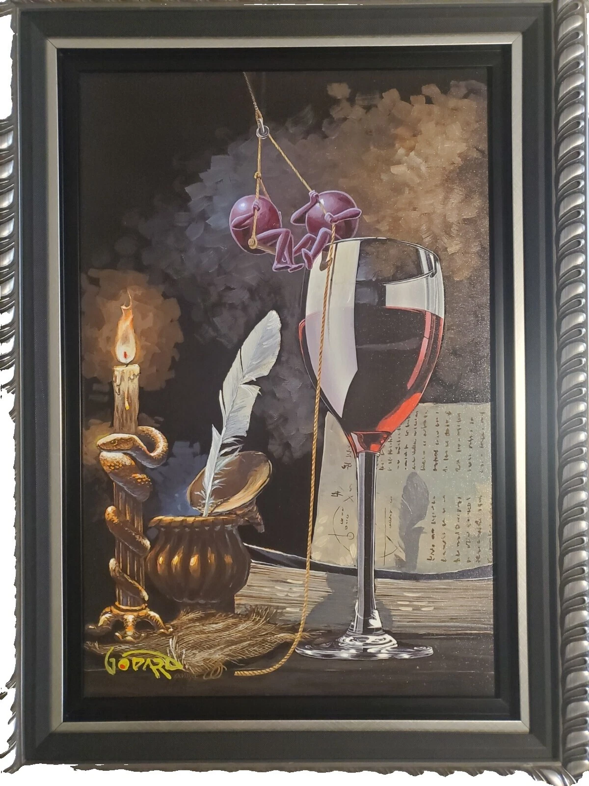 Lienzo Expresionismo Vino Arte Pinturas