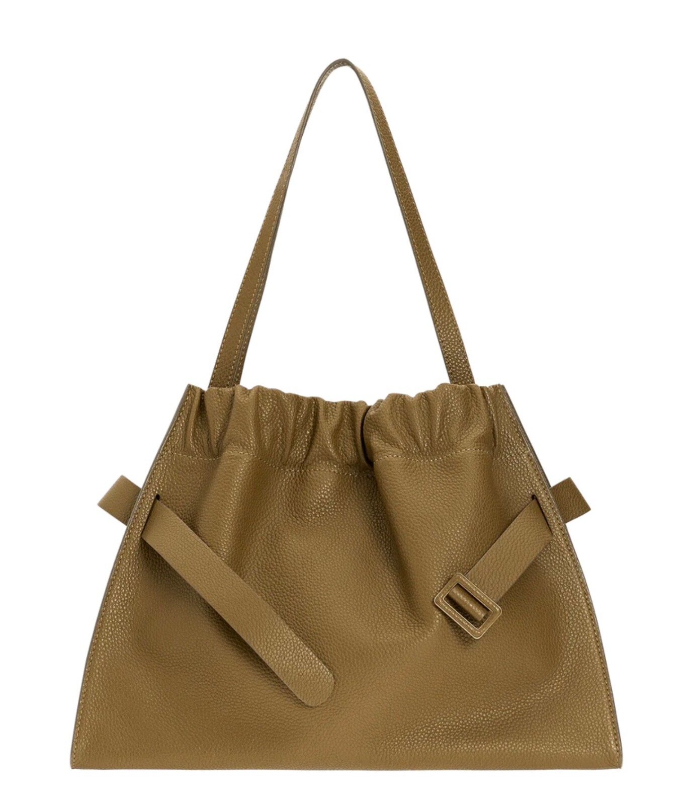 Boyy Scrunchy Buckle Jumbo Leather Shoulder Tote Bag Nutmeg image 2