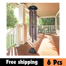 36" Sympathy Wind Chimes, Large Deep Tone Handmade Memorial Wind Chimes for Gard