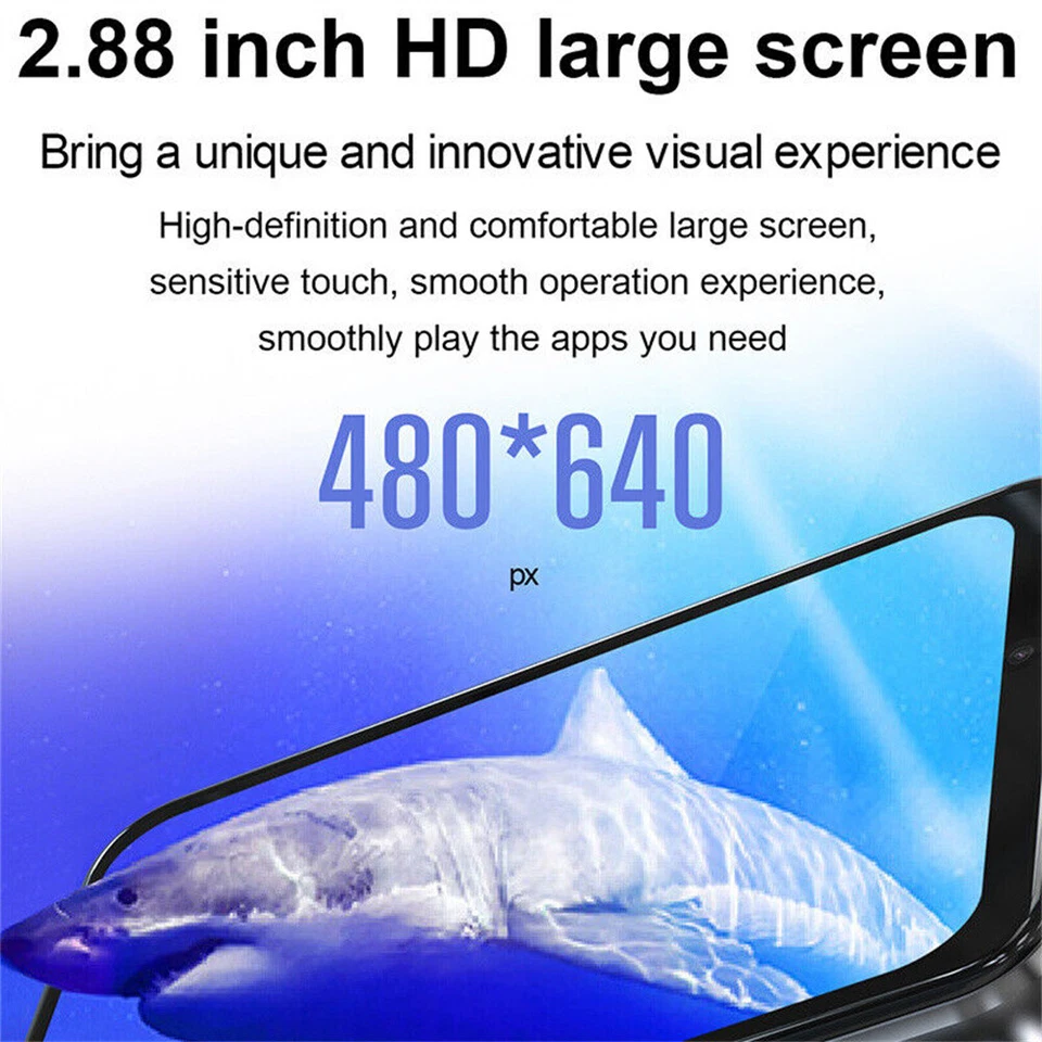 2.88" Larger Touch Screen 4G Smart Watch Phone Android 9.0 Smartwatch 4GB+64GB - Image 3 of 4