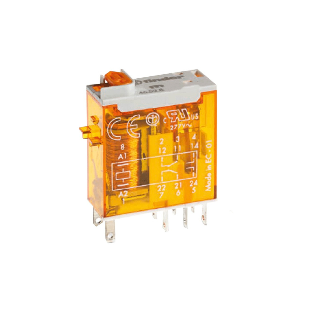 MINI RELE' INDUSTRIALE 2 CONTATTI  - FIN 465280240040