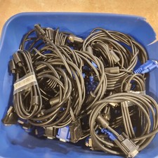 Lot of 34 - VGA Monitor Cables Cords