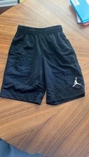 Boys Jordan Black Athletic Kid  s Shorts with Logo