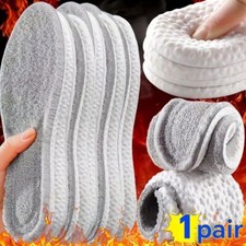UK Adults Soft Warm Comfy Insole Thermal Inner Fleece Wool Pairs for Boots