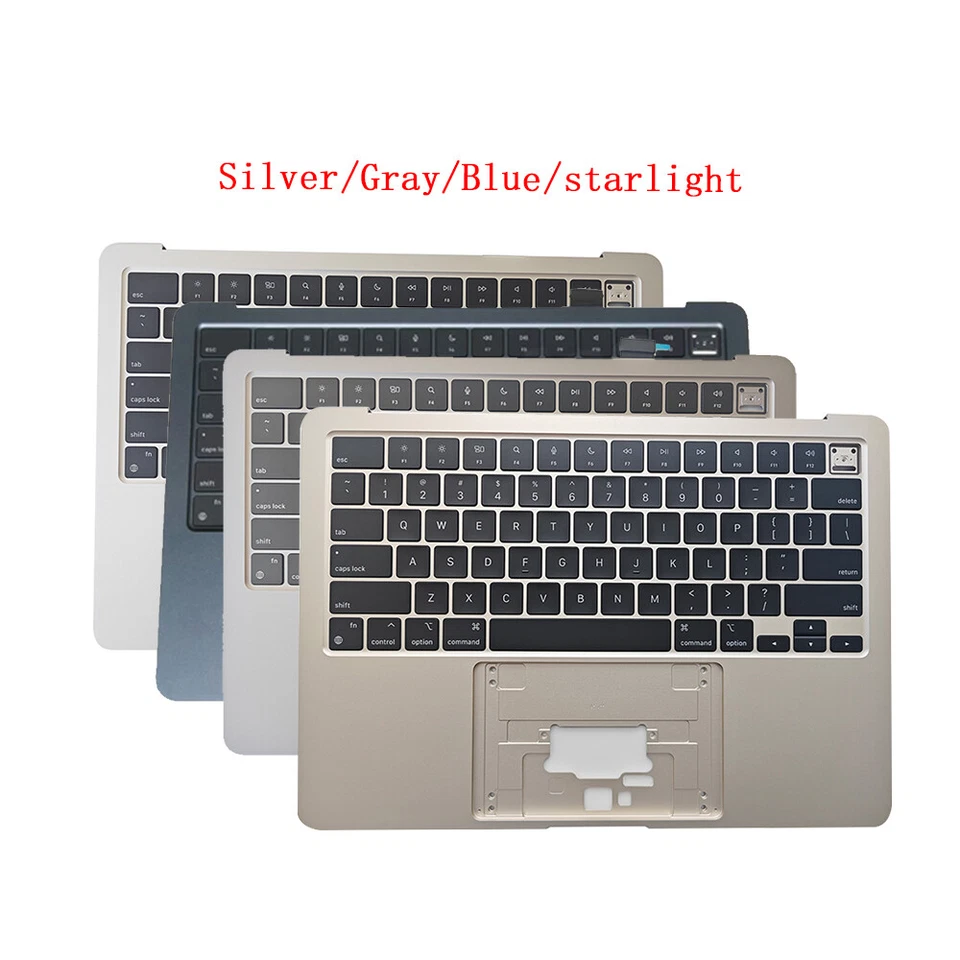 New For MacBook Air 13" M2 A2681 2022 Top case US Keyboard Palmrest