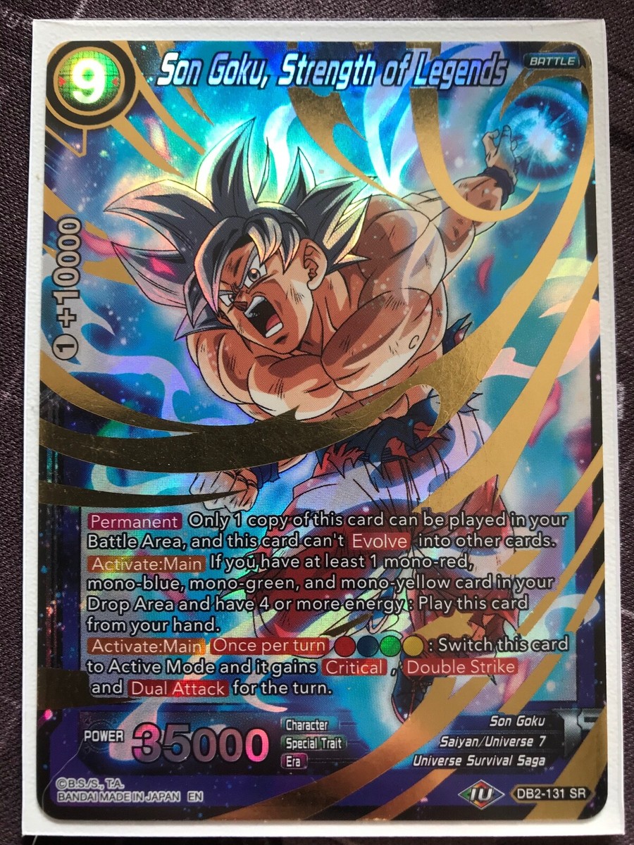 Dragon Ball Super Card Game - DB2-131 SR - Son Goku, Strength of